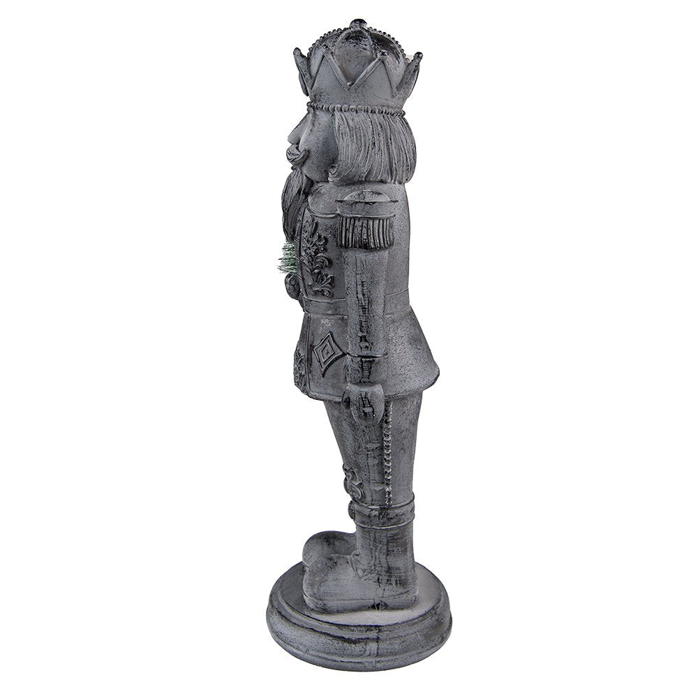 Nutcracker Figurine 32 cm Grey Plastic Christmas Decoration