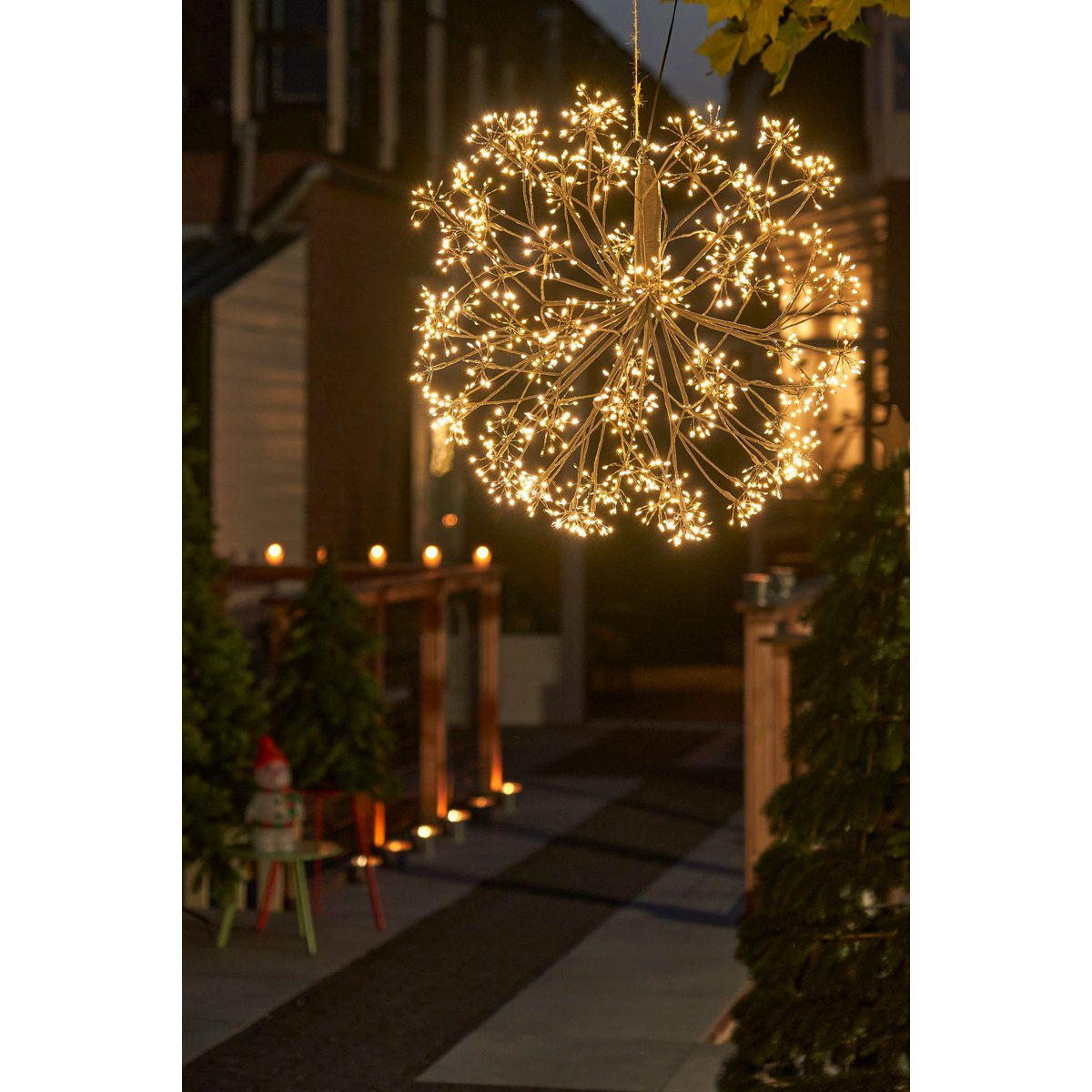 Kerstverlichting bal Ø70 cm warm wit