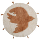 Rond kindertapijt Bohobird Toast 110 cm katoen