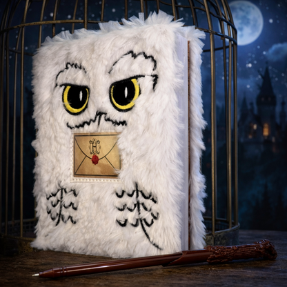 Harry Potter - Plush Notebook Set "Hedwig"
