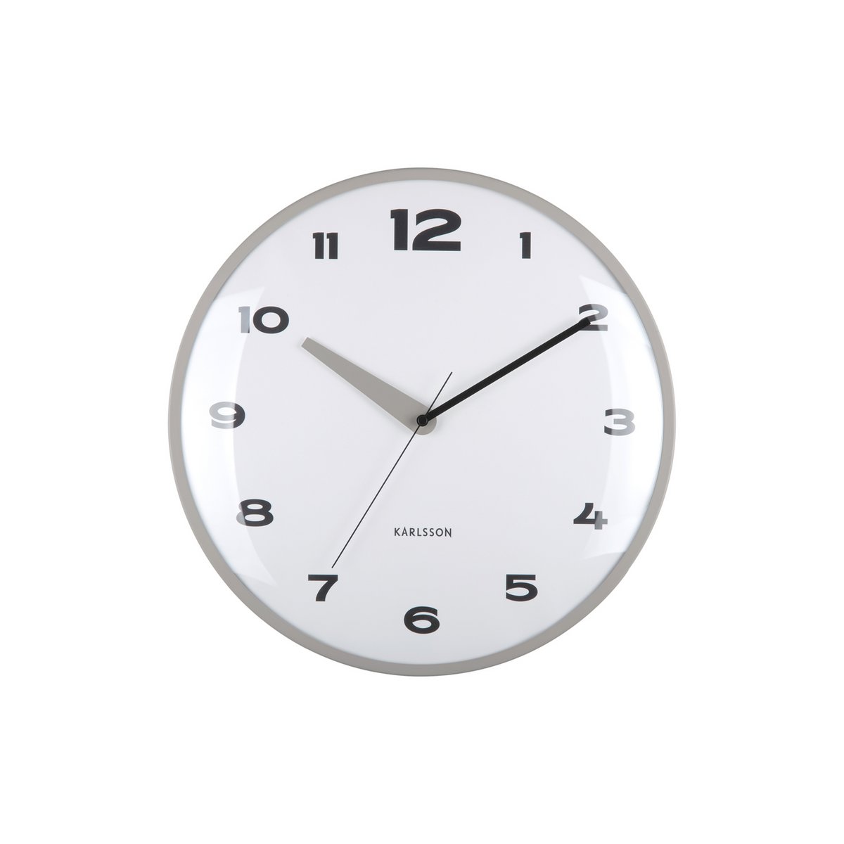 Wandklok Brisk Dome koepel 30 cm