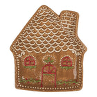 Ontbijtbord 20x18x3 cm bruin keramiek