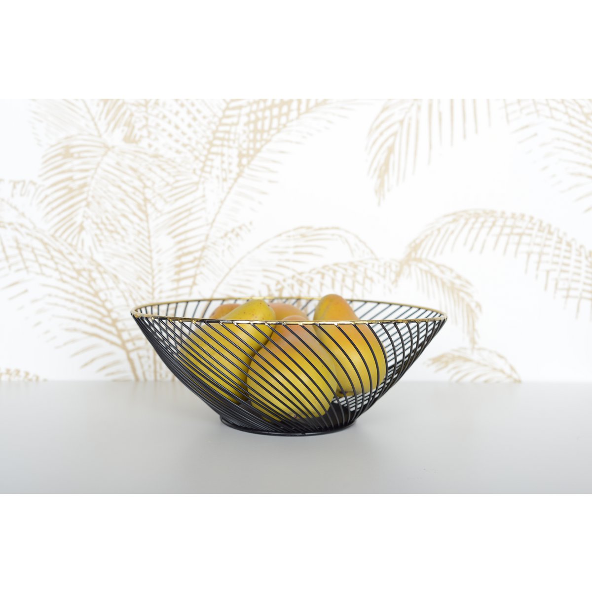 Black Bread Basket gouden grens