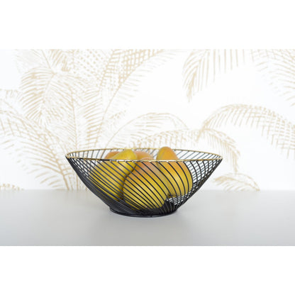 Black Bread Basket gouden grens