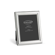 Edzard Matera photo frame (15x20 cm), beaded rim, noble silver-plated, further protected, 2 hangers