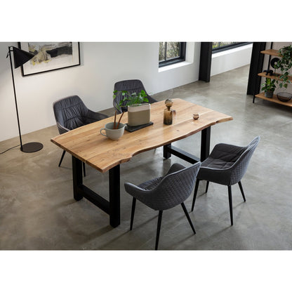 Eettafel acacia 180x90x76.5 cm massief hout