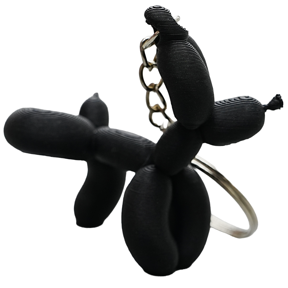 Sleutelhanger ballon hond plassend PLA