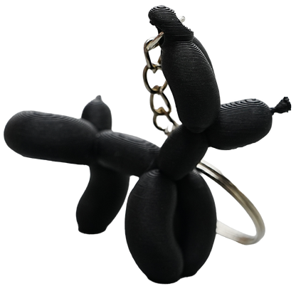 Sleutelhanger ballon hond plassend PLA