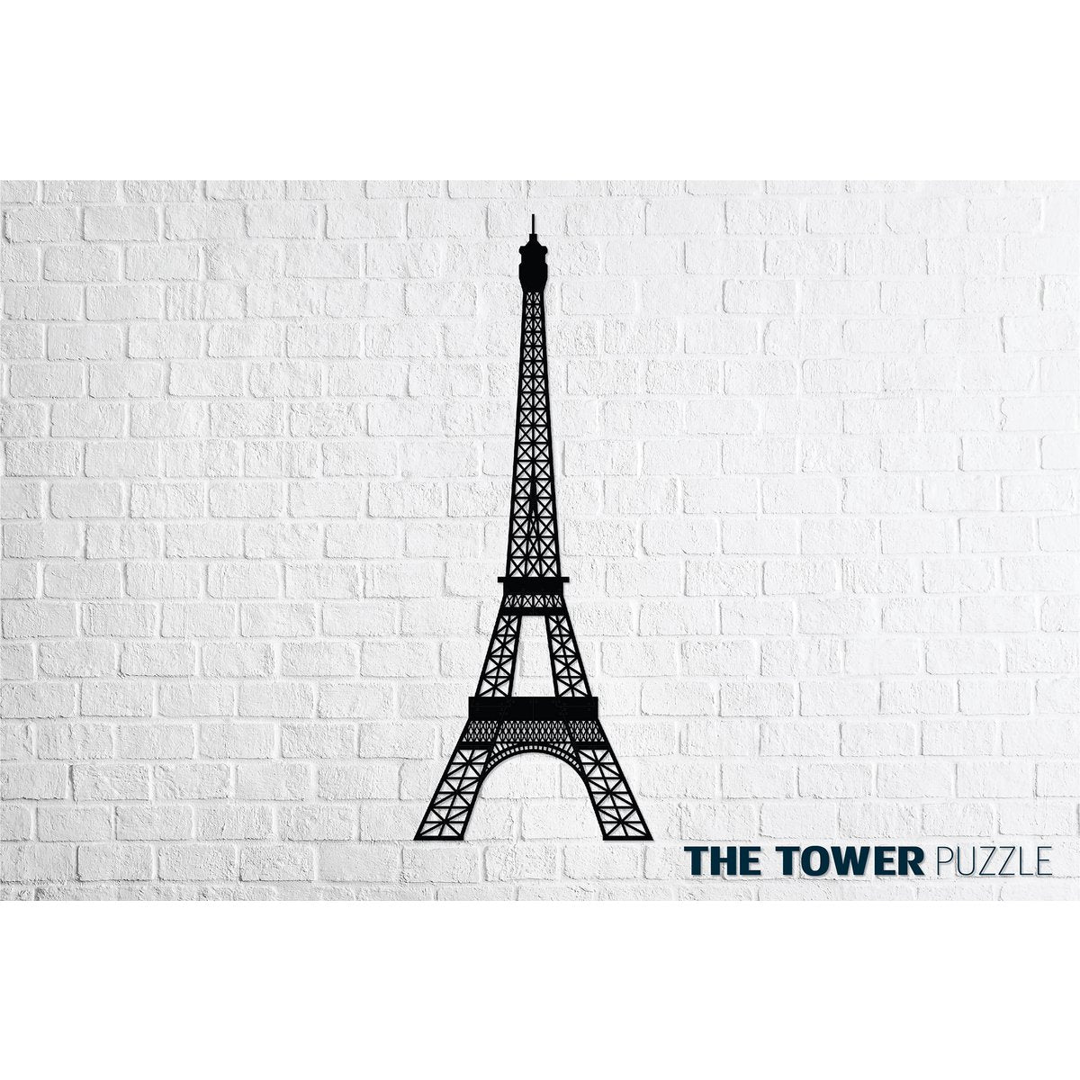 Eco Wood Art (EWA) Wall Decor, Eiffel Tower, 792, 50x130cm
