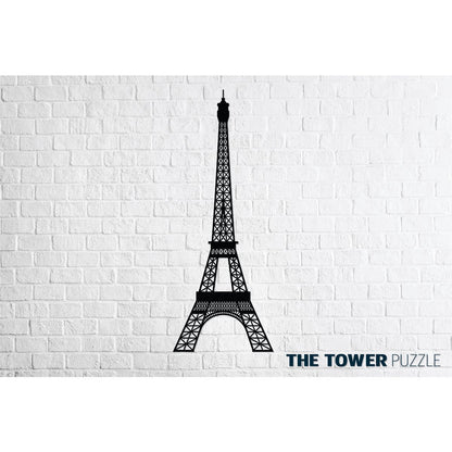Eco Wood Art (EWA) Wall Decor, Eiffel Tower, 792, 50x130cm