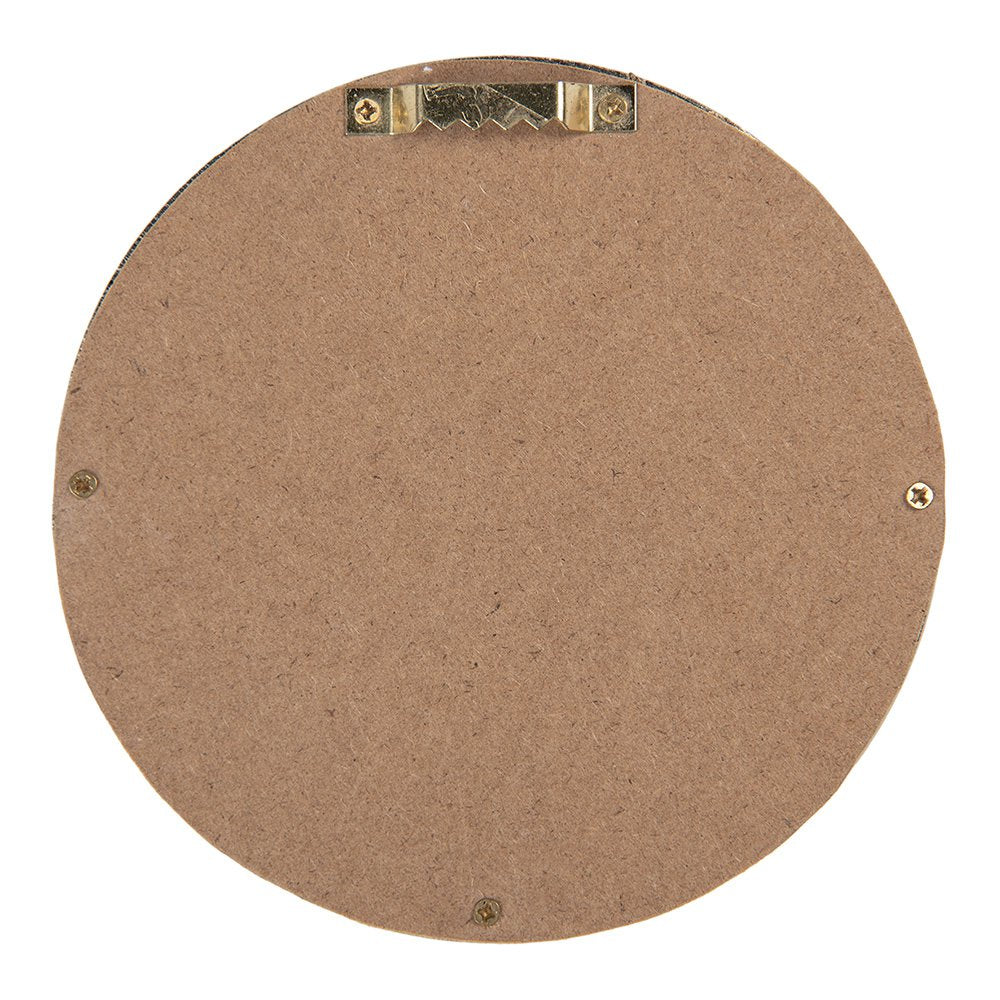 Convex mirror Ø 13x2 cm Gold-colored Plastic