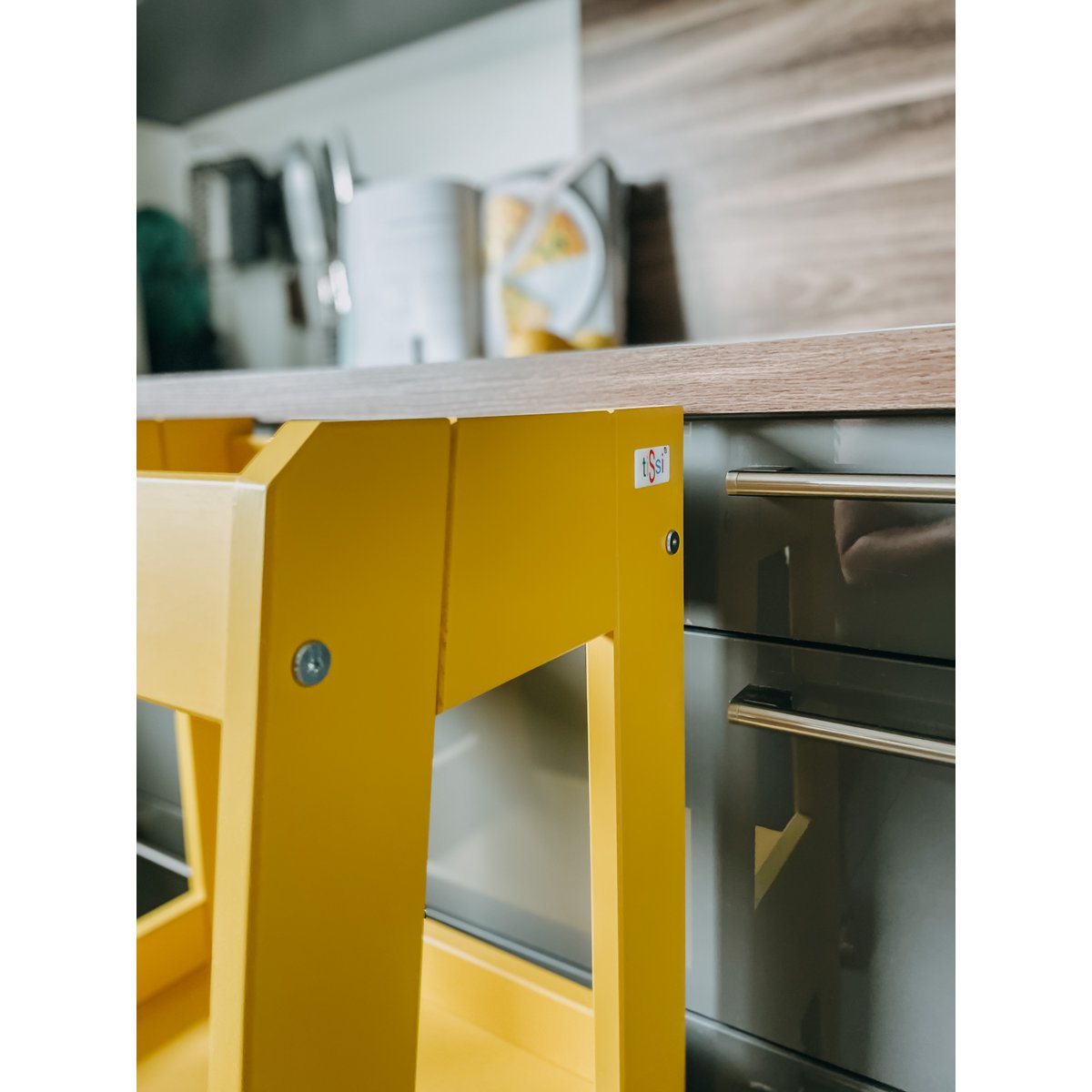 tiSsi® learning tower FELIX beech sunflower YELLOW