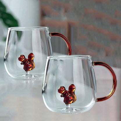 Squirrel Teacups - Lot of 2