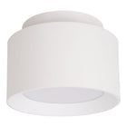 LED spot 14 cm wit plastic