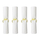 Servetringen goud acryl set 4 stuks