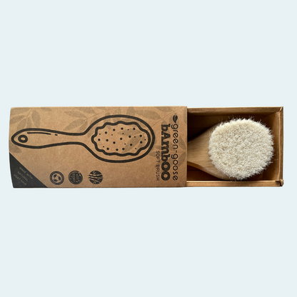 Baby haarborstel bamboe geitenhaar