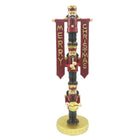 Notenkraker decoratie 30 cm rood goud