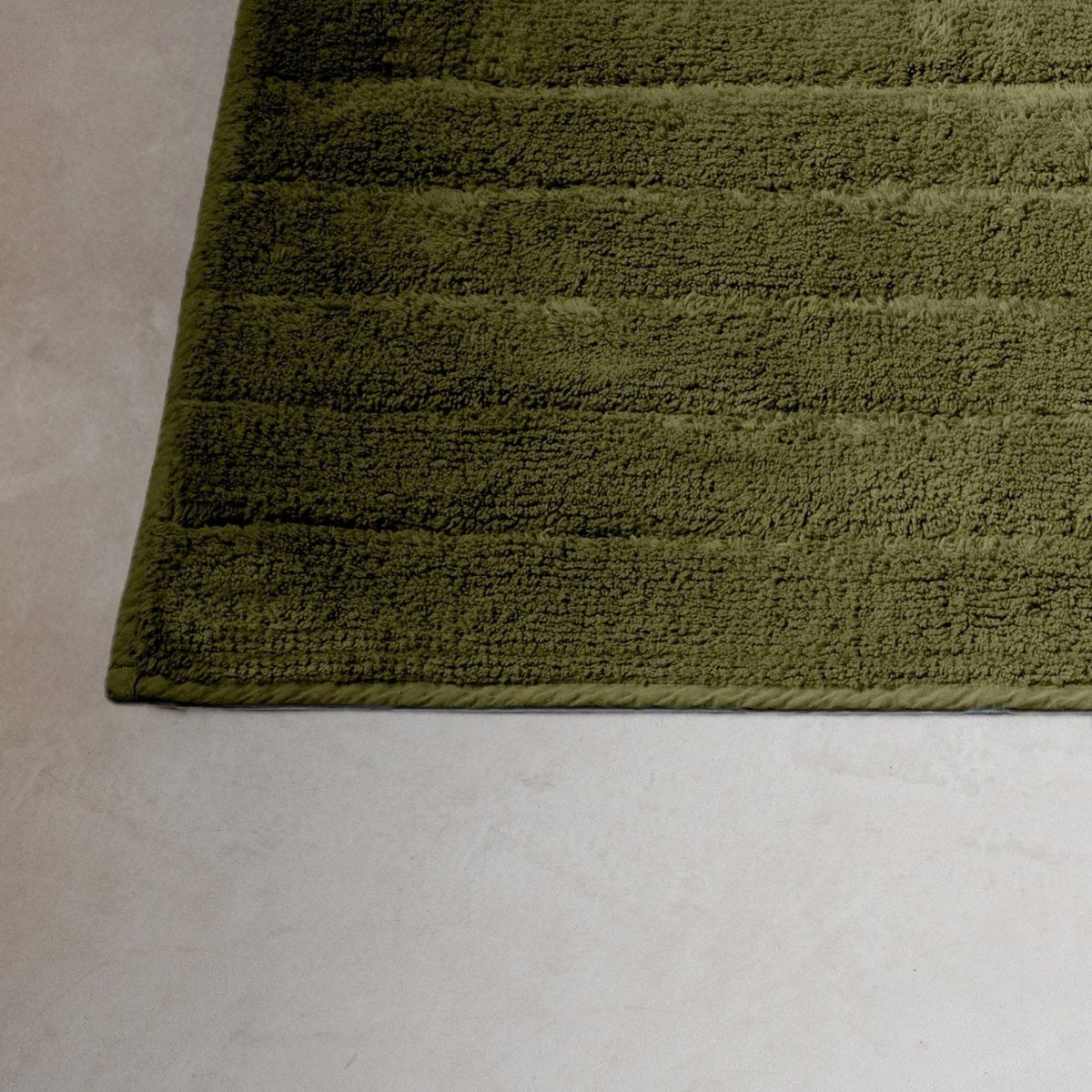 Toiletmat 60x60 cm katoen groen
