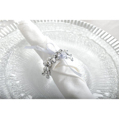 Dessertbord 21.5 cm glas zilver