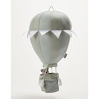 Stoffen luchtballon 24x50 cm creme grijs