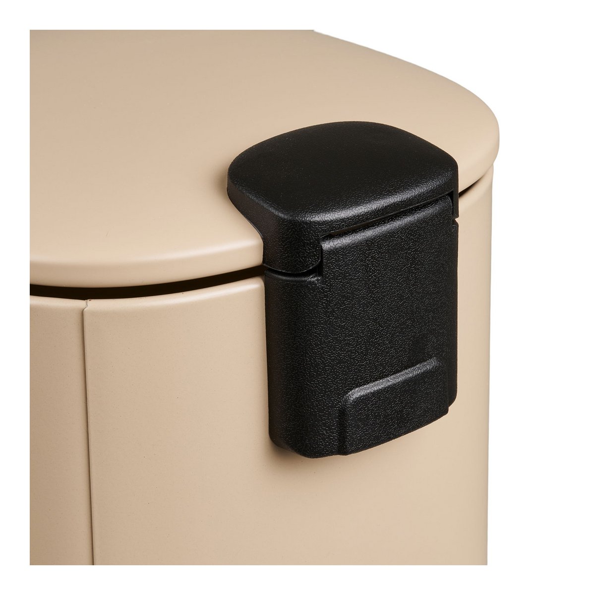 Pedaalemmer 3L metaal beige soft close
