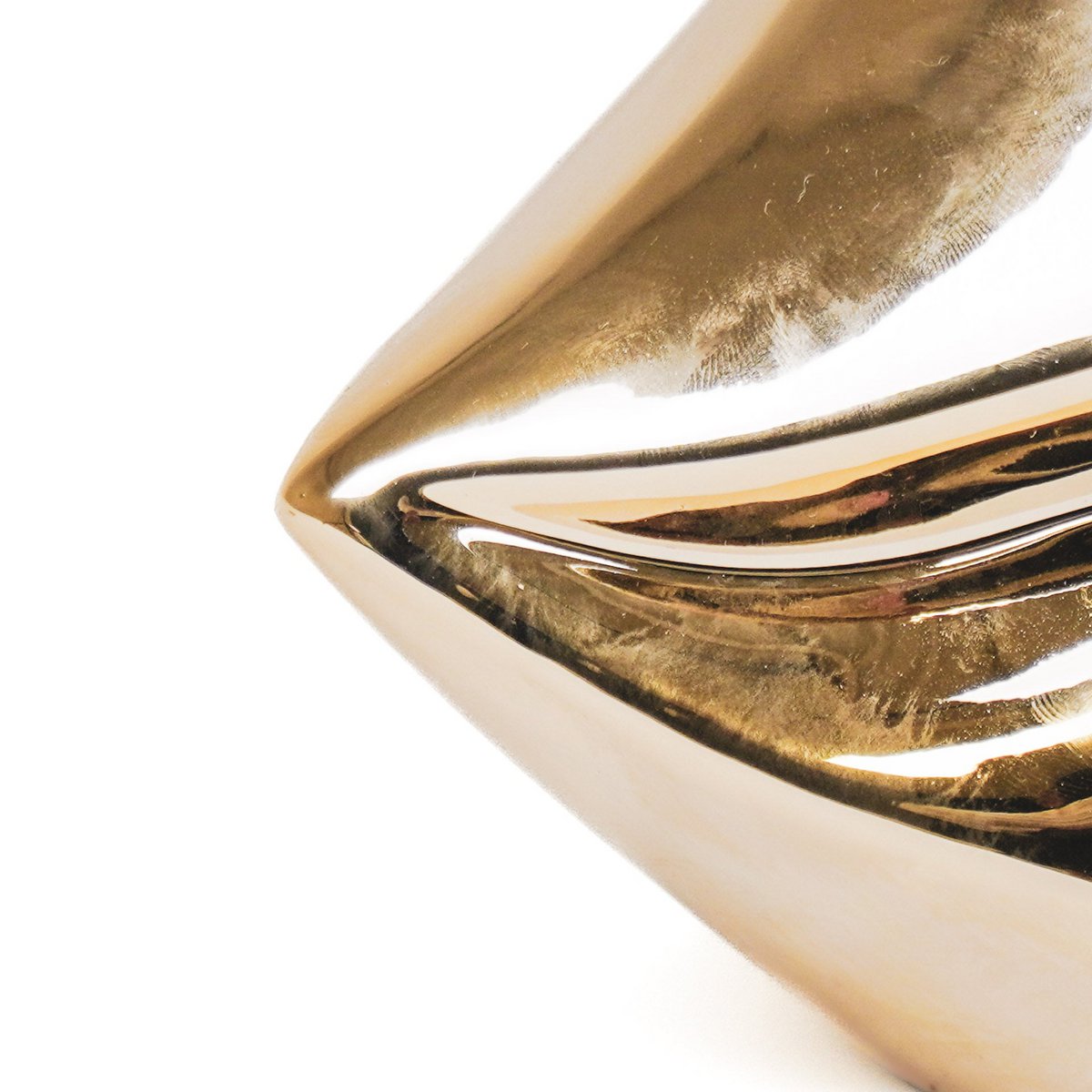 Vaas keramiek goud 21x19x11 cm