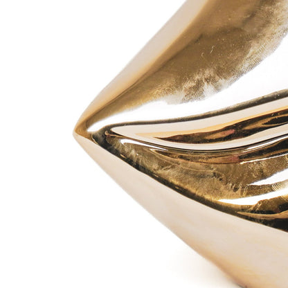 Vaas keramiek goud 21x19x11 cm