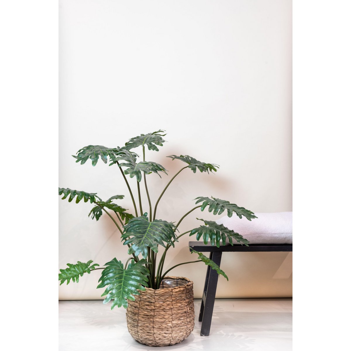 Kunstplant Philodendron 80 cm groen