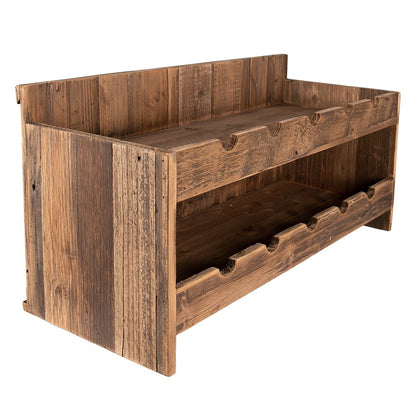 Wijnrek 65x28x33 cm hout