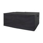 Tafel en stoelen hoes 180x155x95 cm zwart polyester