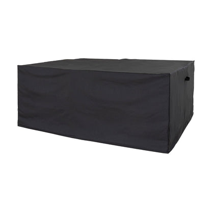 Tafel en stoelen hoes 180x155x95 cm zwart polyester