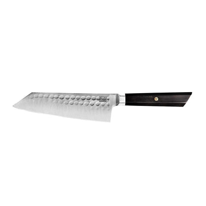 Koksmes Bunka Santoku 17 cm Japans staal ebbenhout