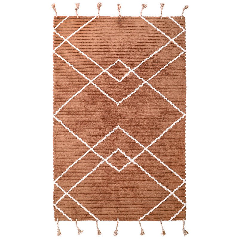 LÄSSA TOFFEE S washable cotton children's rug