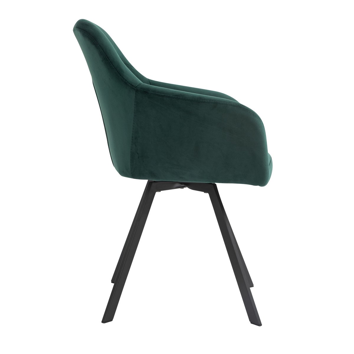Fauteuil dennengroen draaibaar 61x62x85 cm