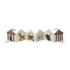 Stofboek 16x15 cm circus crème biologisch katoen