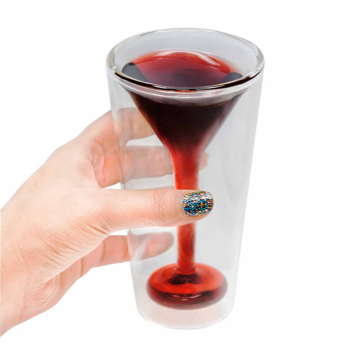 Martini glas 10 cl rood