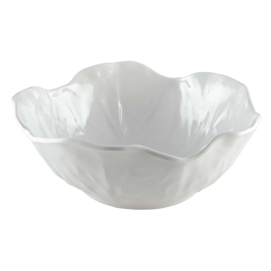 Kom melamine 26x26x8 cm wit