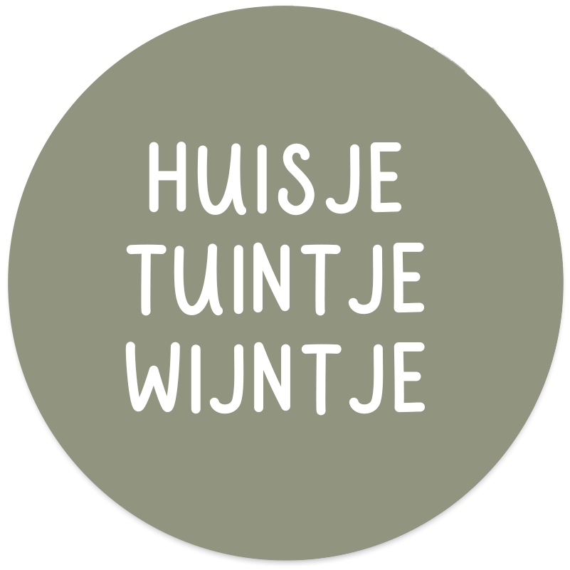 Muurcirkel groen Dibond/Forex