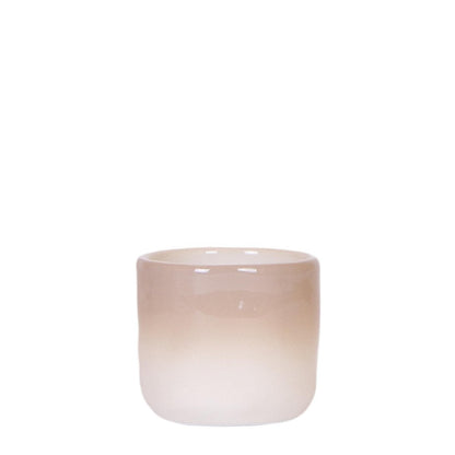 Decoratieve Bloempot met Kleurverloop - Bruin Ø6cm