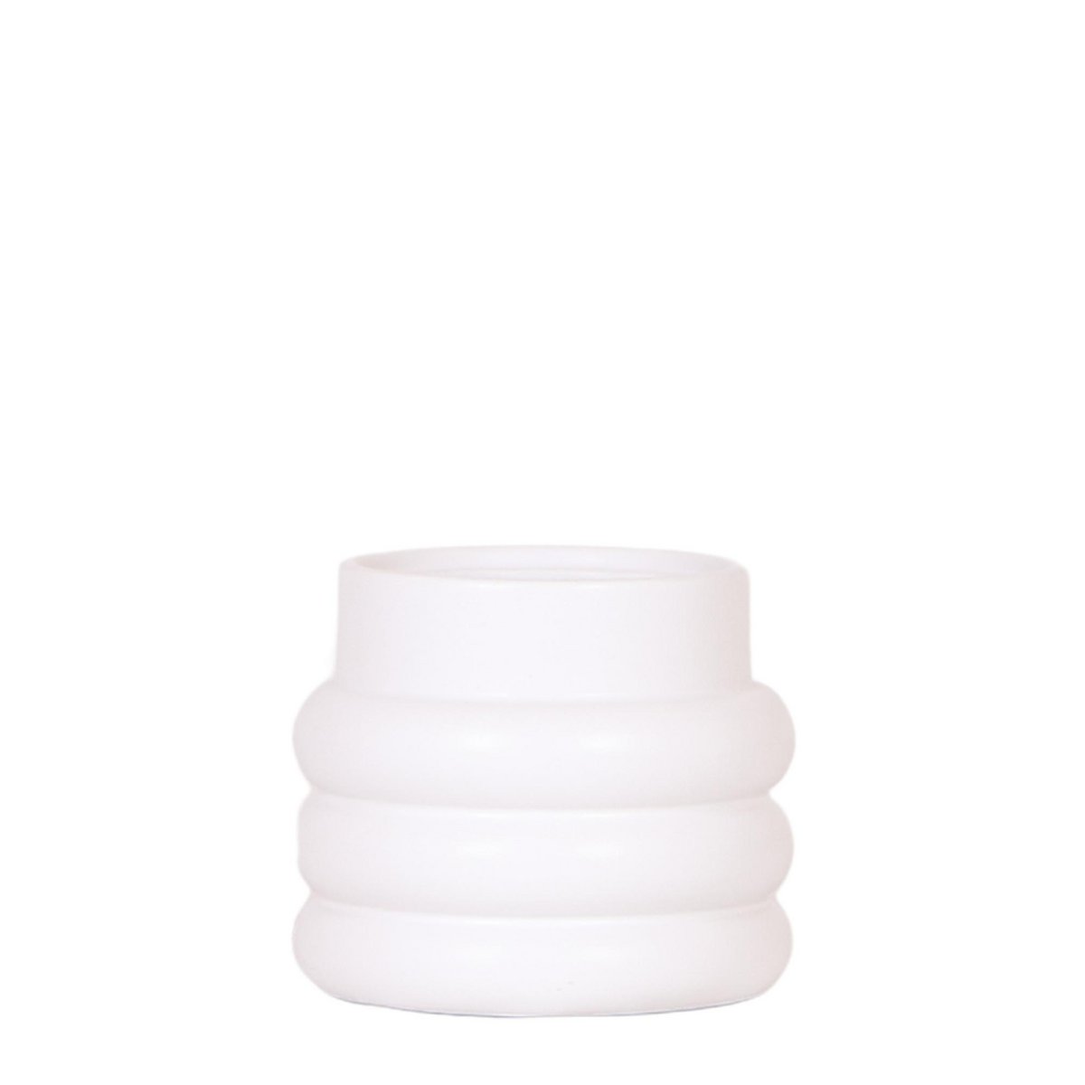 Sierpot keramiek wit Ø9 cm
