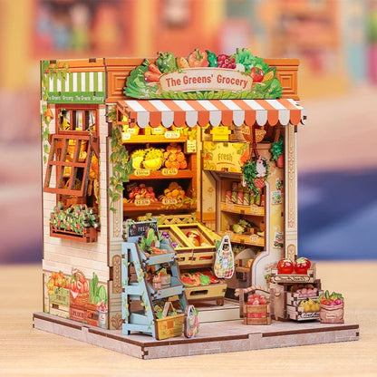 Cutebee, 3D DIY huisje, The Green Grocery, CWGC213, 16,2x15,8x20,6cm