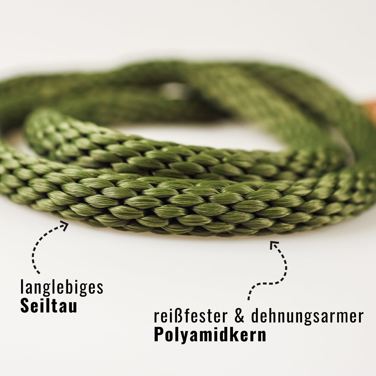 Hondenriem 120 cm leer polyamide