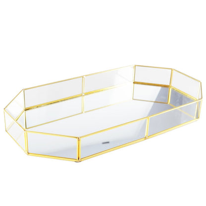 Lade goud glas 42.5x23x5 cm