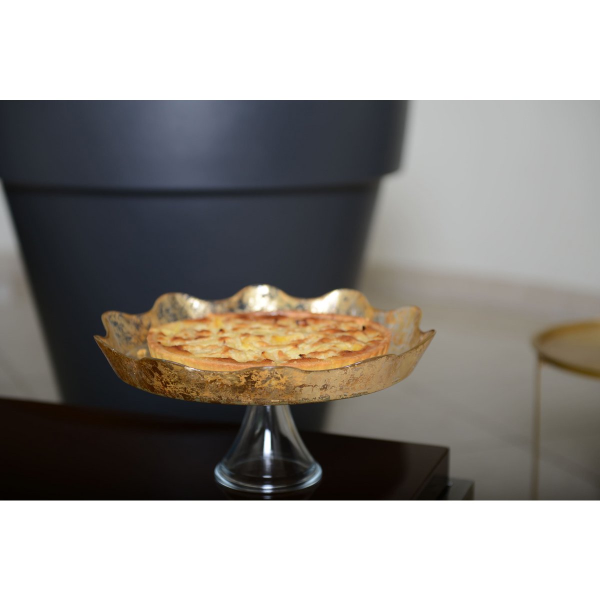 Gouden kanten cakebotel