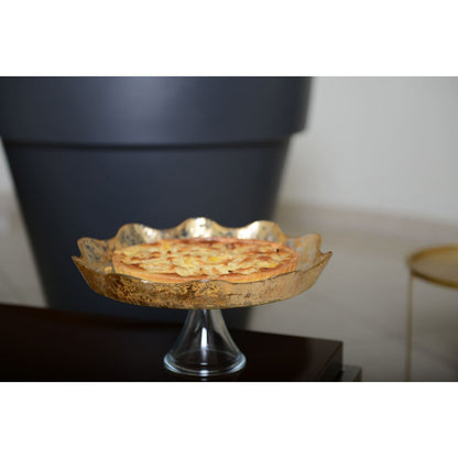 Gouden kanten cakebotel