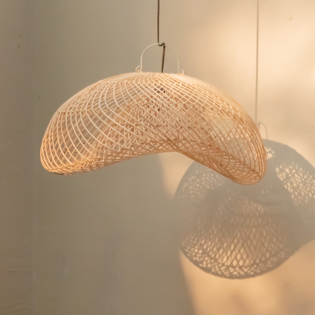 Rattan Lampshade PADMA Two Sizes 40 Cm And 50 Cm