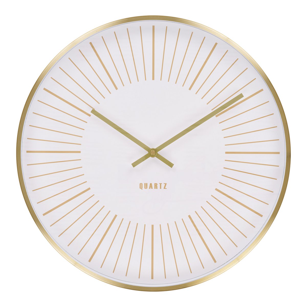 Takamaka Wall Clock - Gold, aluminum/glass, Ø40 cm