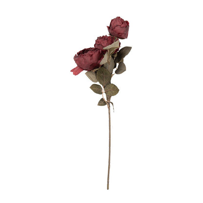 Kunstbloem 52 cm Rood Kunststof