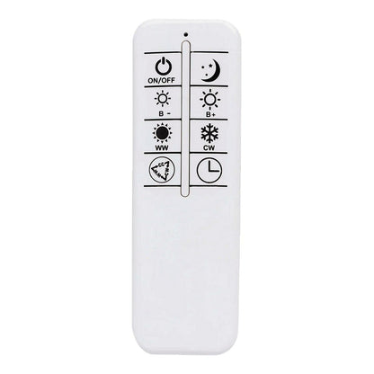 Led Paneel Plafondlamp Nico Wit Met Vaste Led En Functies