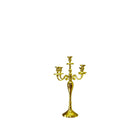Battery 5 Golden Lights 40 cm Aulica High Candlesticks